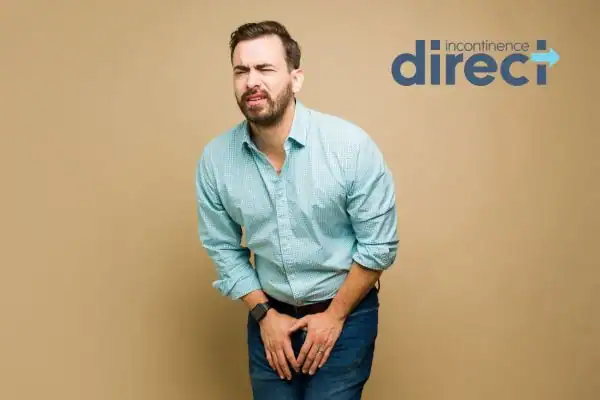 Image of a middle aged man suffering with urge incontinence Nottingham 